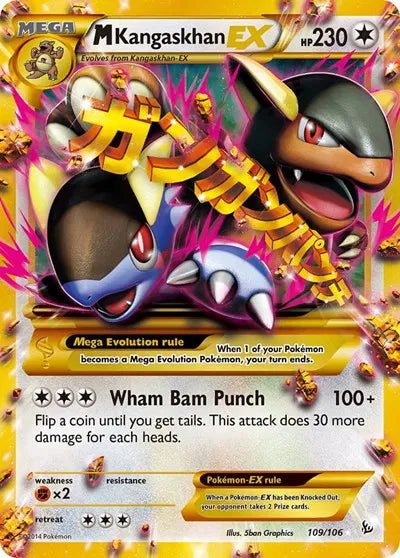 Flashfire M Kangaskhan Ex 019 - LP by PlayVault on MYNTED
