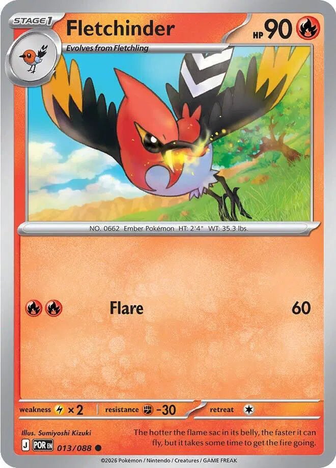 Fletchinder Perfect Order Common • 013/088 Normal by Pokezero on MYNTED