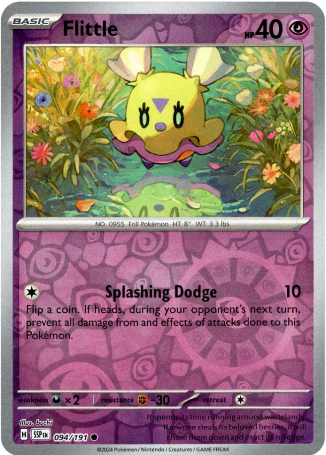Flittle [Reverse Holo] 94 Pokemon Surging Sparks by Moe‘s Vault on MYNTED
