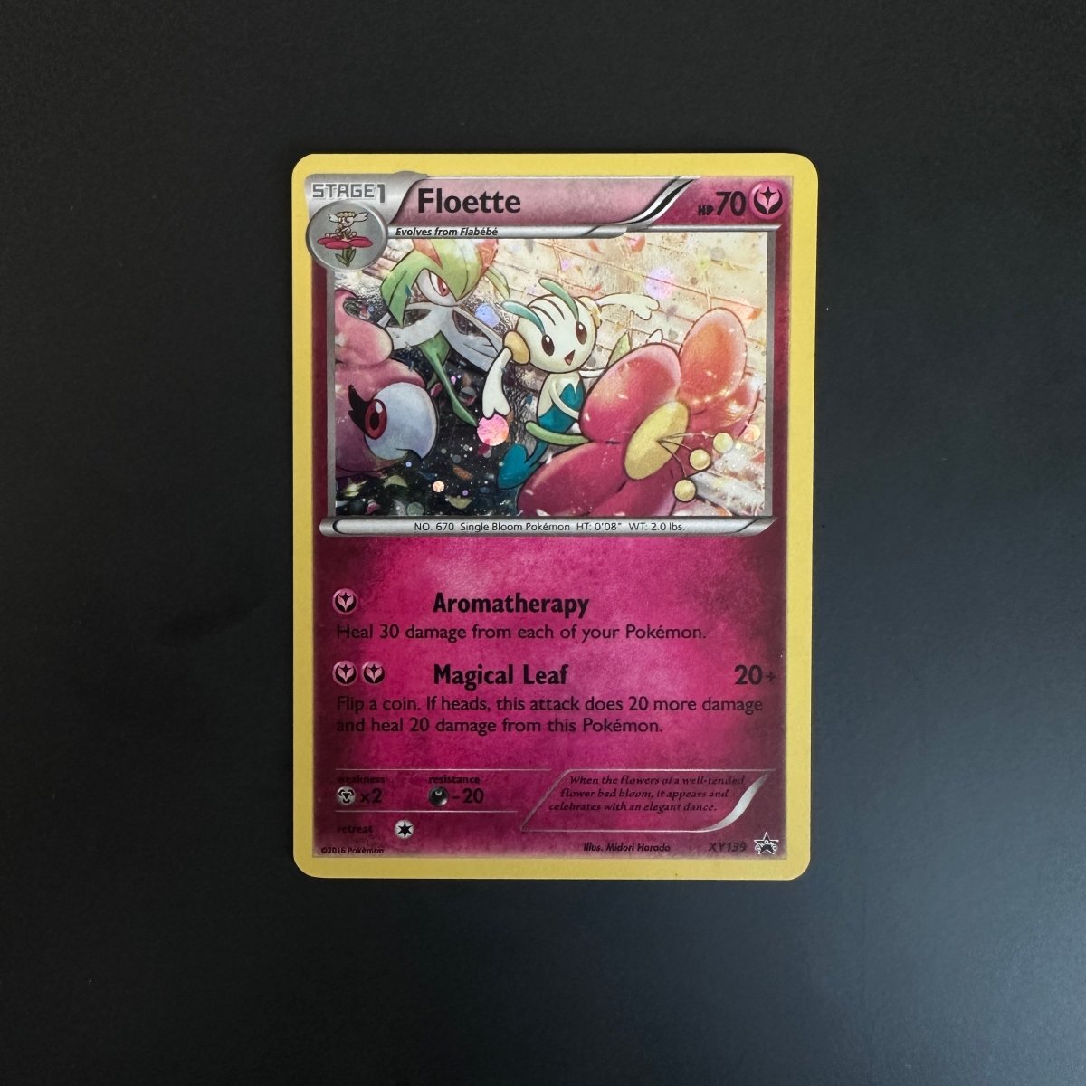 Floette XY139 XY Black Star Promo Holo by The Greatest on MYNTED