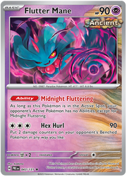 Flutter Mane 043/131 Holo Rare | Scarlet & Violet – Prismatic Evolutions by Worth the XP on MYNTED