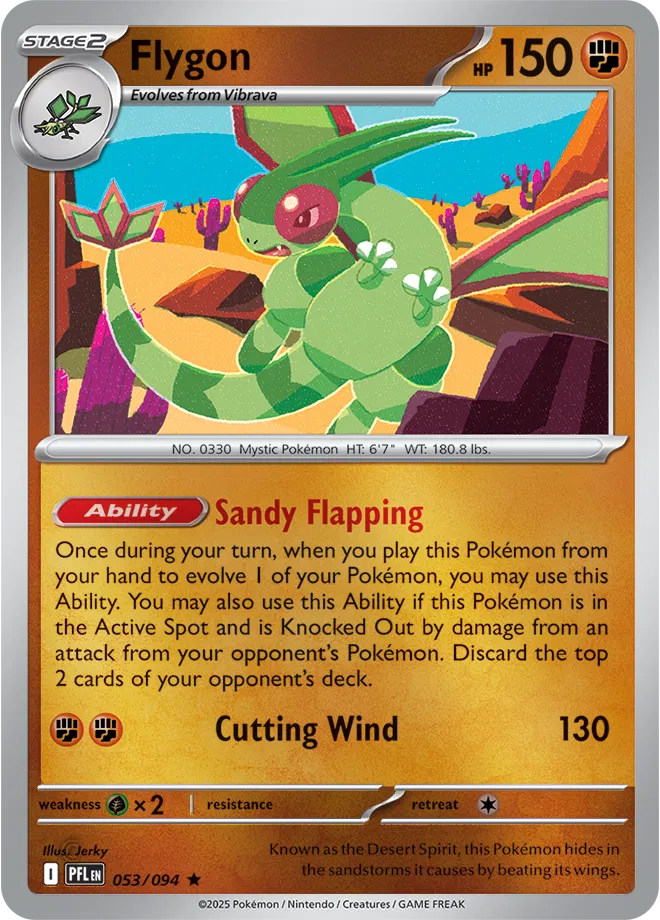 Flygon 053 Holo - Phantasmal Flames by PokéPW on MYNTED
