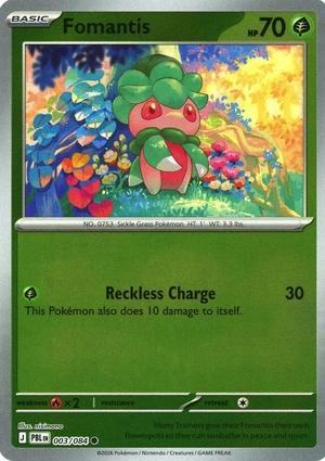 Fomantis 003/084 Pitch Black Reverse Holo Common by Depoga Arts on MYNTED