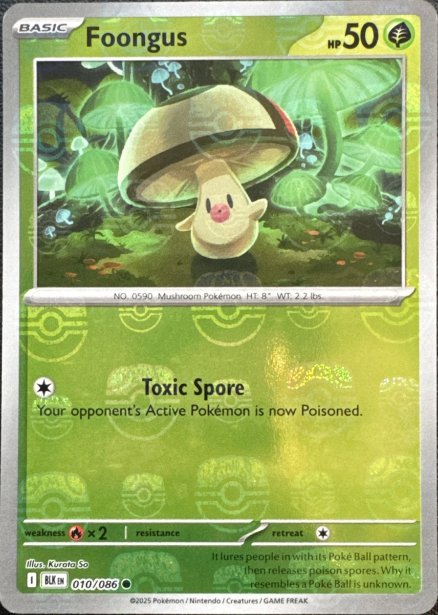 Foongus - 010/086 (Master Ball Pattern) - SV: Black Bolt (BLK) by SAFAQATI on MYNTED