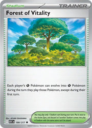 Forest of Vitality 188/217 - Ascended Heroes - Reverse Holofoil by Light Collectibles on MYNTED