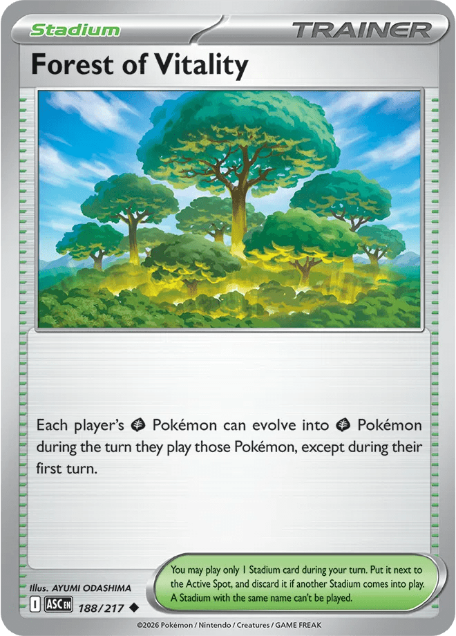 Forest of Vitality 188/217 · Normal (Ascended Heroes) by PokéPW on MYNTED