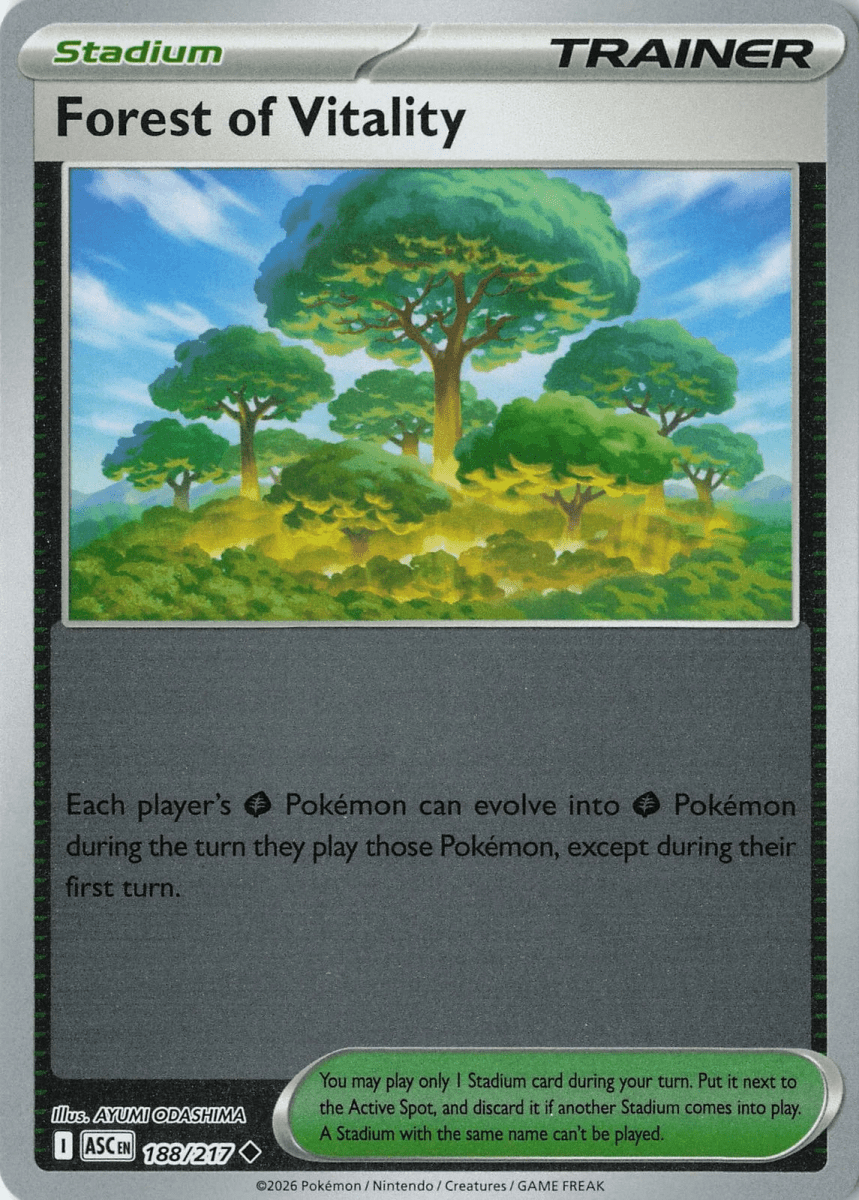 Forest of Vitality - 188/217 (Reverse Holo) ME: Ascended Heroes (ASC) by SAFAQATI on MYNTED