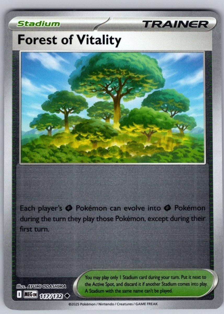 Forest of Vitality [Reverse Holo] 117 Pokemon Mega Evolution by Moe‘s Vault on MYNTED