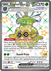 Forretress ex · Paldean Fates (PAF) · 212/091 by PokeMarsi on MYNTED