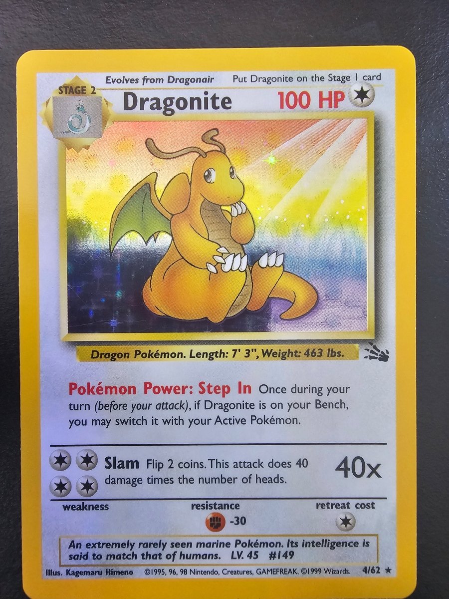 Fossil Dragonite 4 - LP by PlayVault on MYNTED