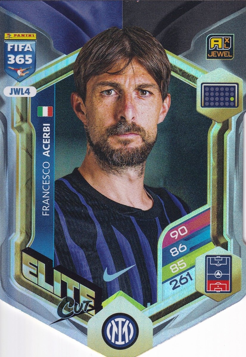 Francesco Acerbi Elite Cut Inter Milan JWL4 - Panini Fifa 365 Adrenalyn XL 2026. by shad0wknightTCG on MYNTED