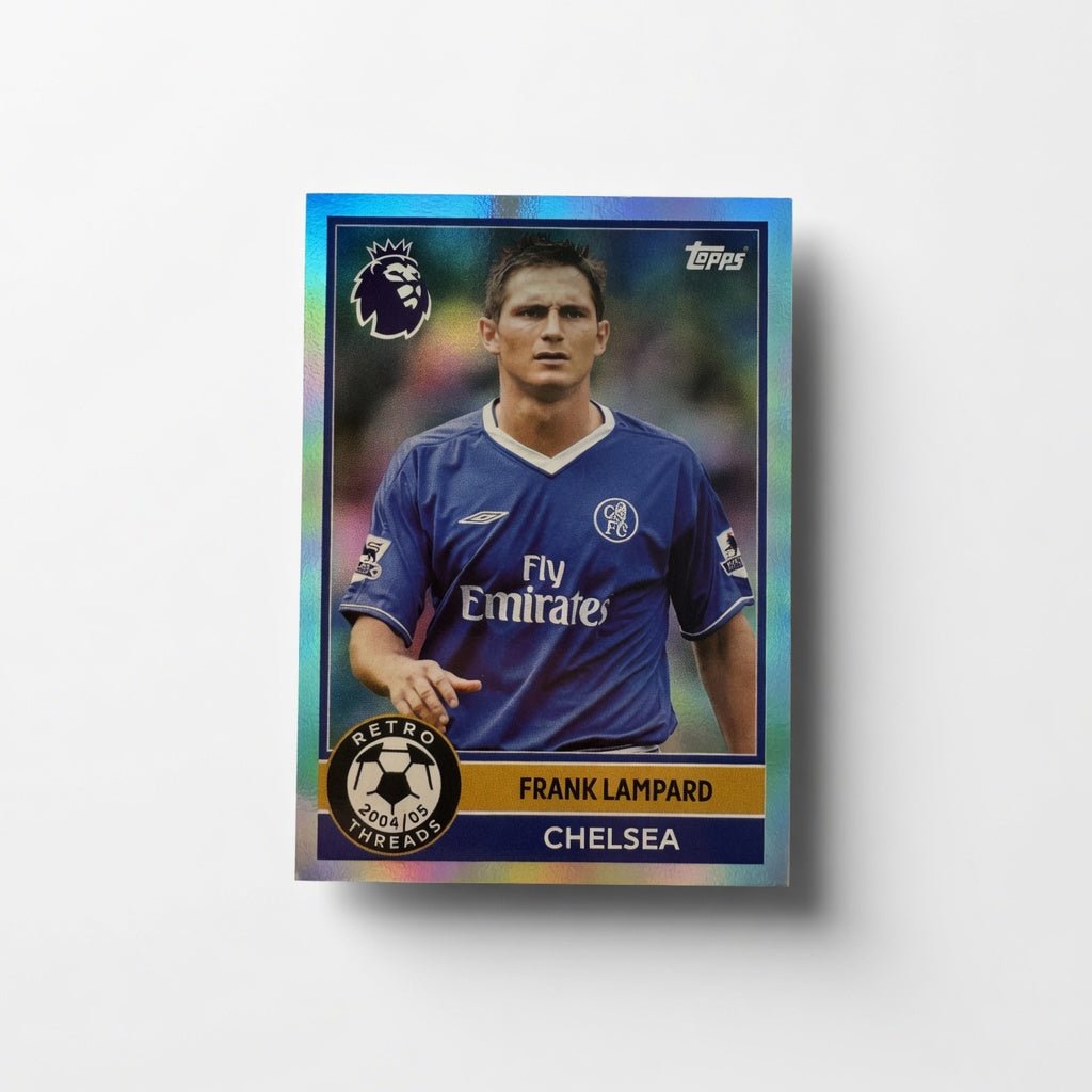 Frank Lampard 387 Retro Threads — 2025 - 26 Topps Premier League — Chelsea Legend by KitRoom Cards on MYNTED