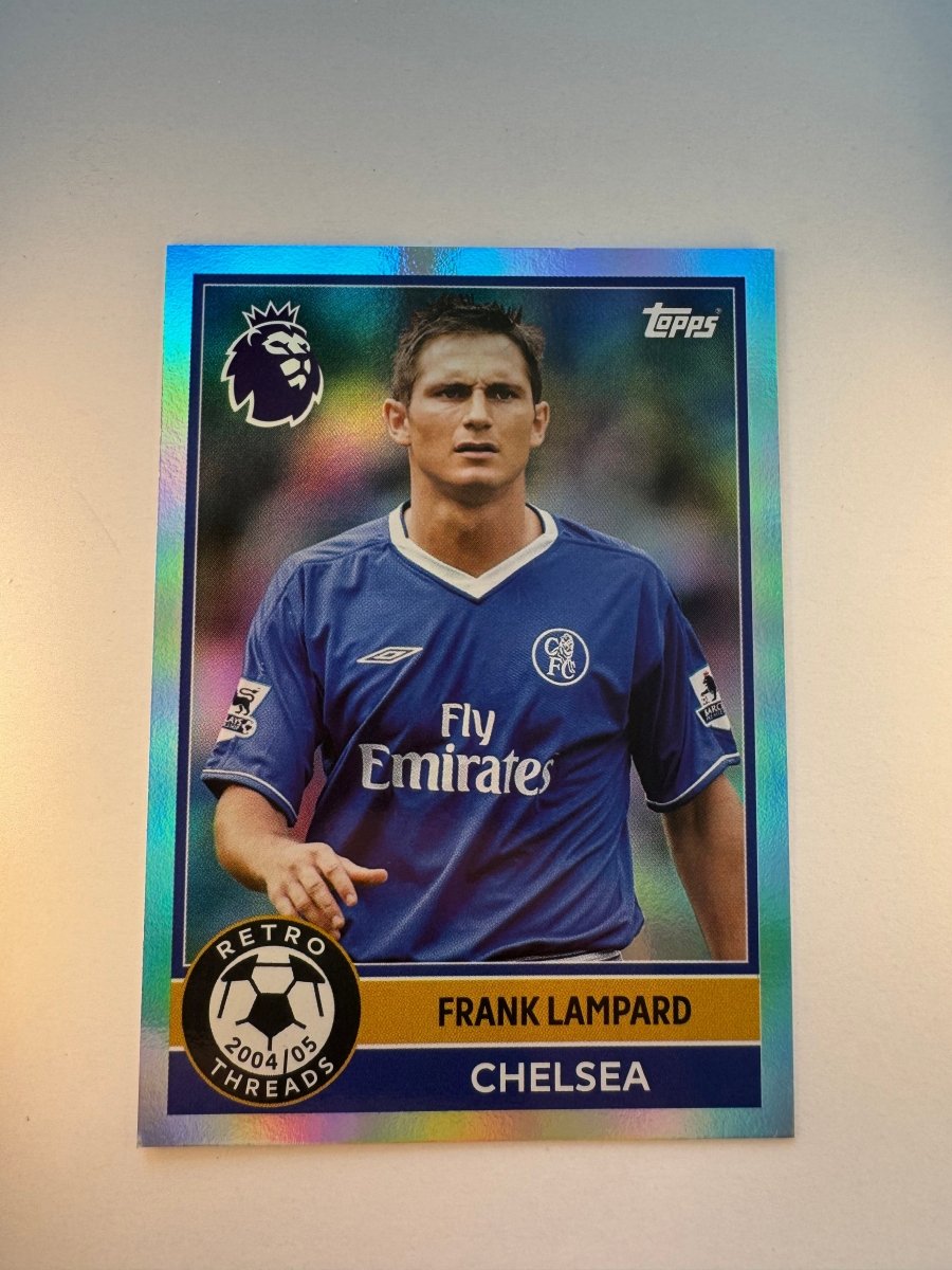 Frank Lampard 387 Retro Threads — 2025 - 26 Topps Premier League — Chelsea Legend by KitRoom Cards on MYNTED