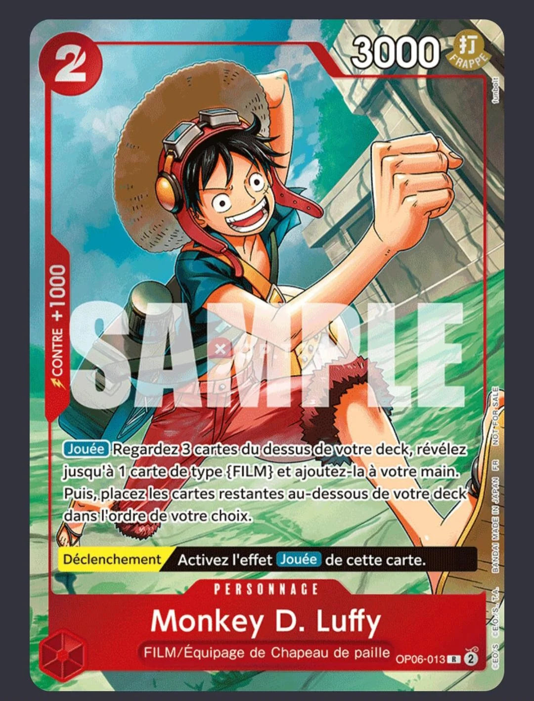 Monkey D Luffy -  French 1st Anniversary Pack - Foiled