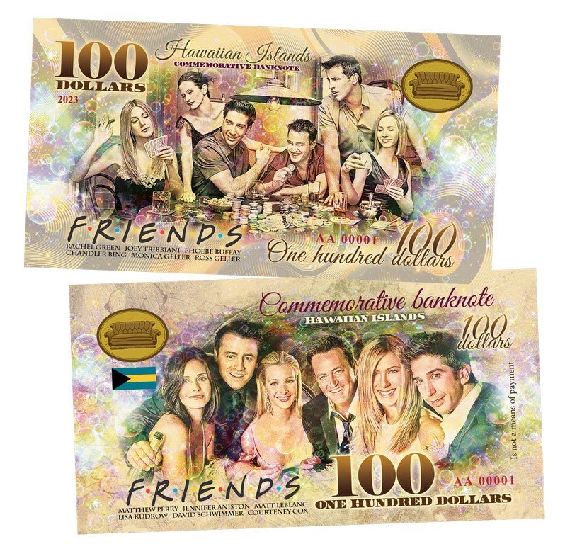 Friends 100 Dollars UNCB banknote by UNCB on MYNTED