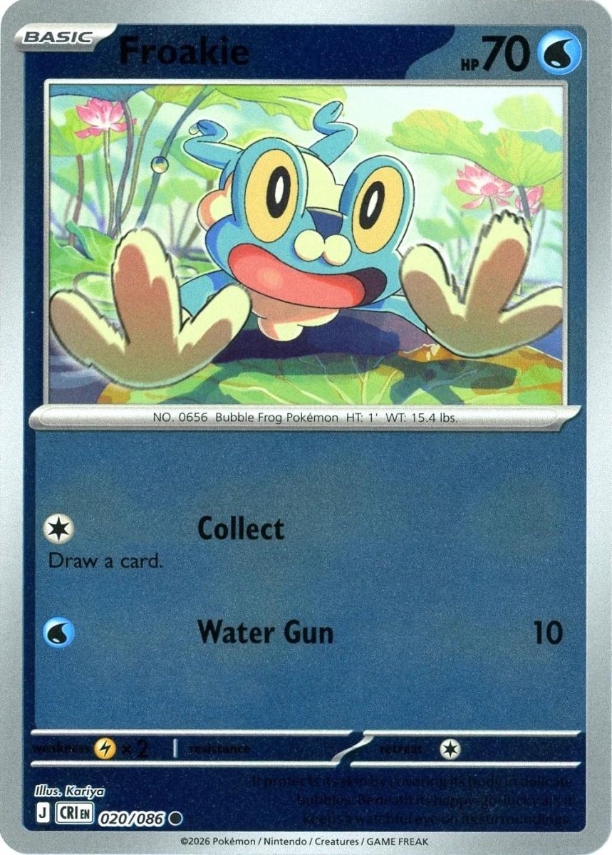 Froakie [Reverse Holo] 20 Pokemon Chaos Rising by Moe‘s Vault on MYNTED