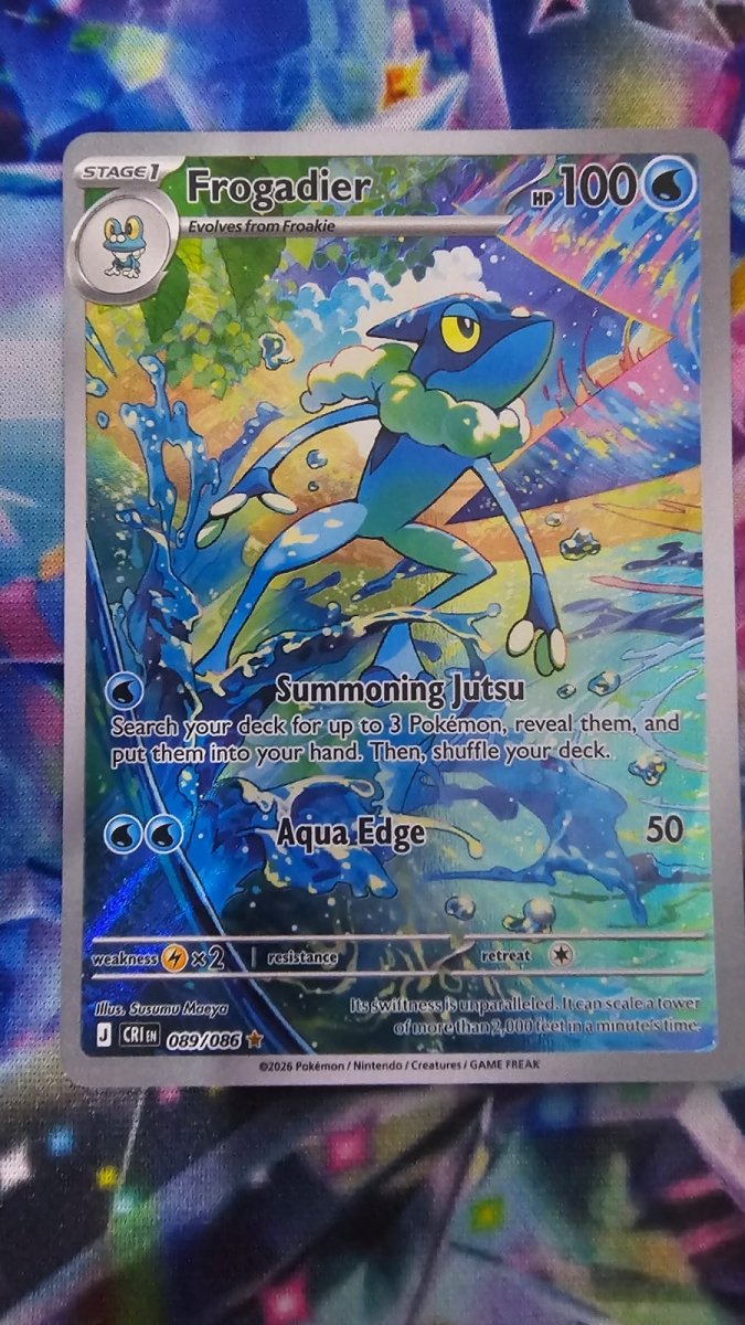 Frogadier 89/86 - Chaos Rising - Illustration Rare by Light Collectibles on MYNTED