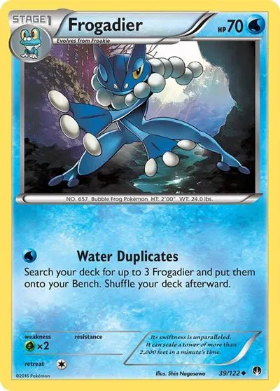 Frogadier (Reverse Holofoil) BREAKpoint Uncommon 39 by PokeSource on MYNTED
