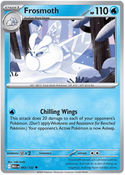 Frosmoth 043/132 Reverse Holo | Mega Evolution by Worth the XP on MYNTED