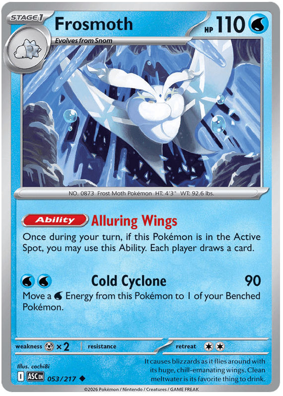 Frosmoth 053/217 Uncommon | Mega Evolution – Ascended Heroes by Worth the XP on MYNTED