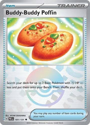 Buddy-Buddy Poffin POKEBALL REVERSE HOLO Prismatic Evolutions 101/131
