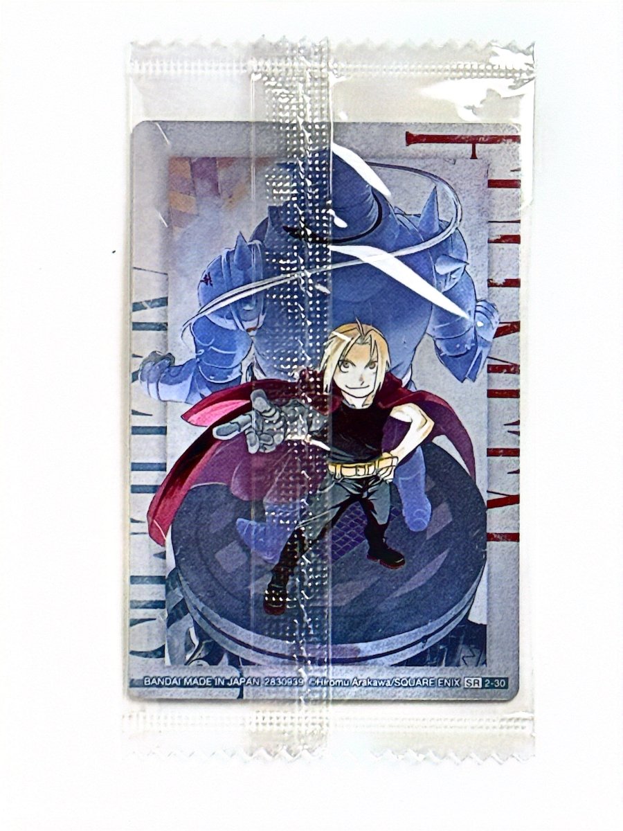 Fullmetal Alchemist - Wafer Card - Edward & Alphonse - SR2 - 30 (Sealed) by TCGDON on MYNTED