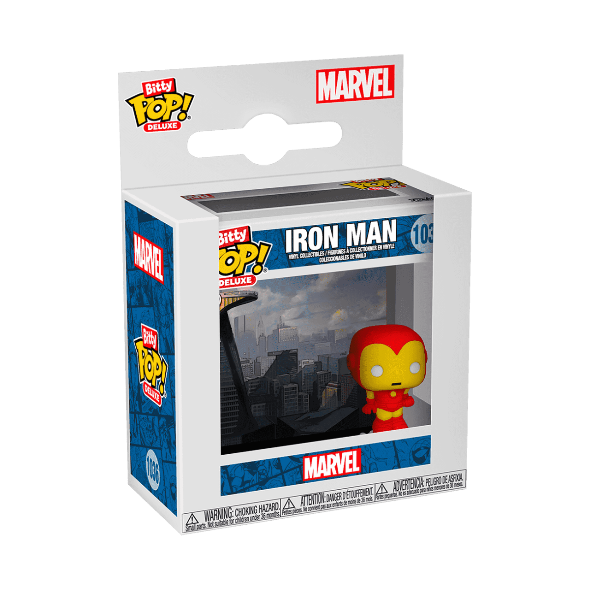 Funko Bitty POP! Deluxe Marvel - Iron Man (Avenger Tower) 1036 (Bitty Sized POP 2.22 cm) by POPs N Collectibles on MYNTED