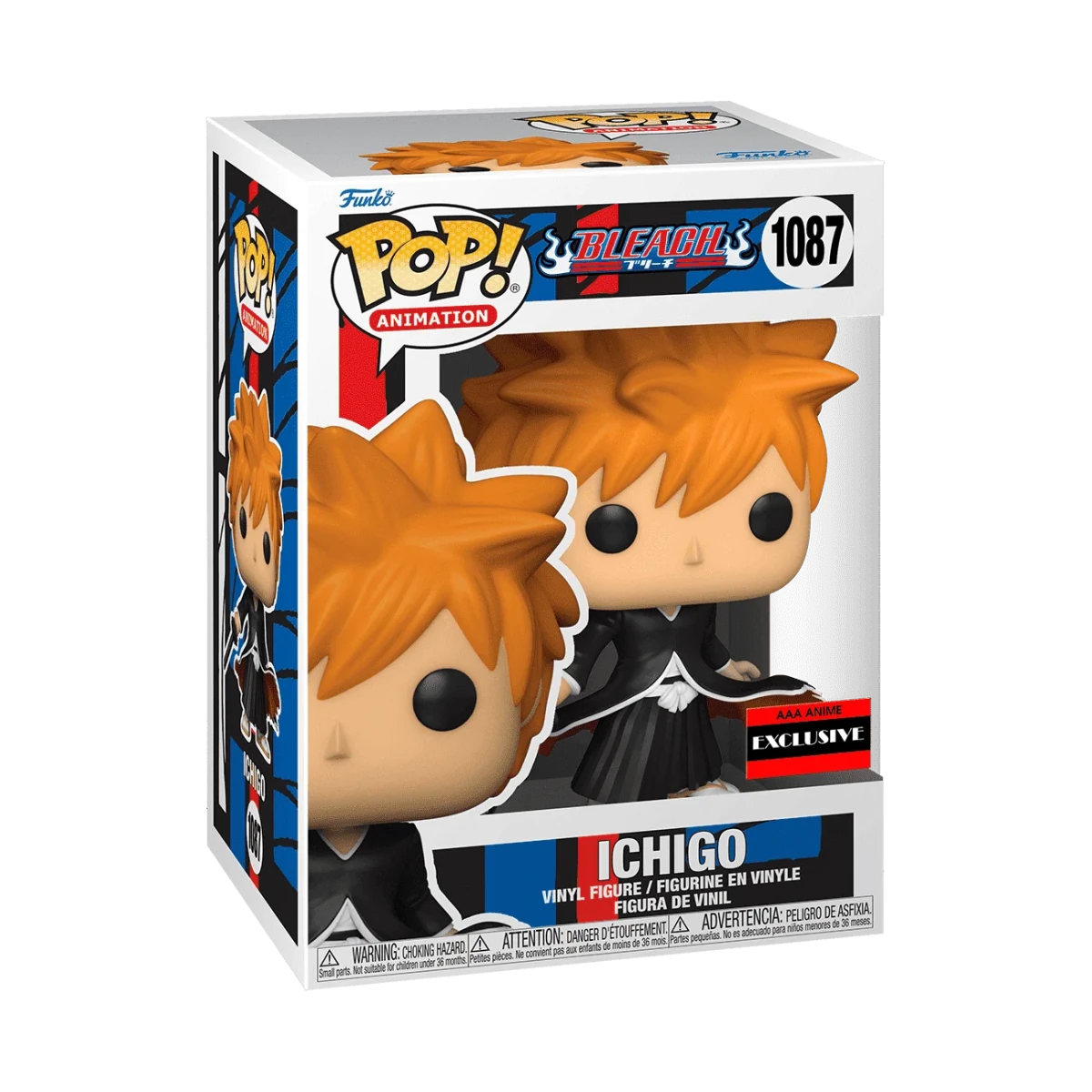 Funko Pop! Animation: Bleach - Ichigo Kurosaki (#1087) vinyl figure featuring the AAA Anime Exclusive by Speedy Comics on MYNTED