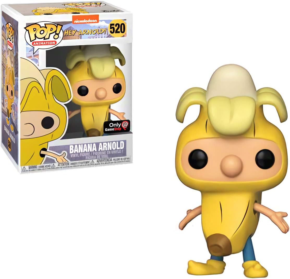 Funko POP! Animation: Hey Arnold! - Banana Arnold 520, Gamestop Exclusive by POPs N Collectibles on MYNTED