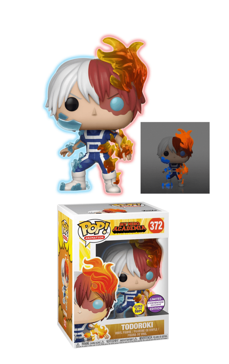 Funko POP! Animation: My Hero Academia - Todoroki 372 (GLOW), Limited Convention Exclusive by POPs N Collectibles on MYNTED