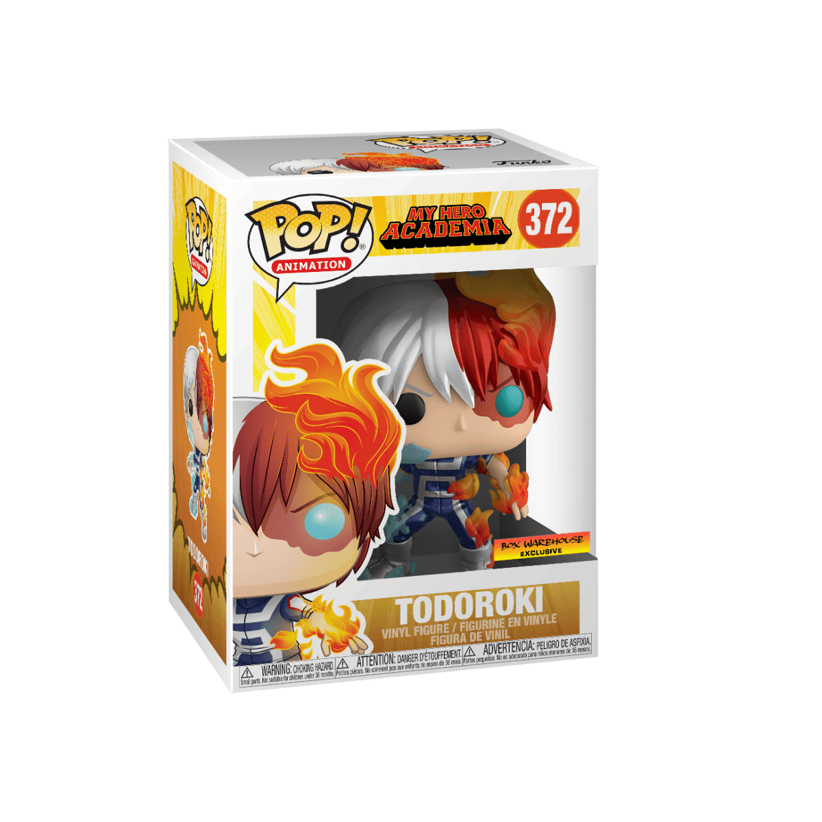 Funko POP! Animation: My Hero Academia - Todoroki 372 (Metallic), Box Warehouse Exclusive by POPs N Collectibles on MYNTED