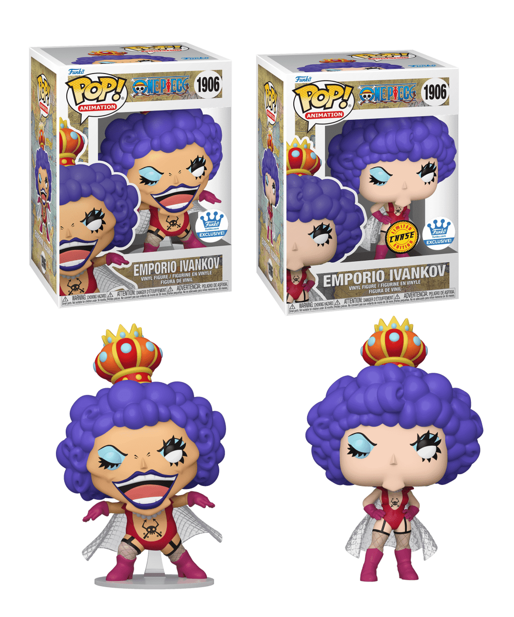 Funko POP! Animation: One Piece - Emporio Ivankov 1906 Chase Bundle, Funko Shop Exclusive Sticker by POPs N Collectibles on MYNTED