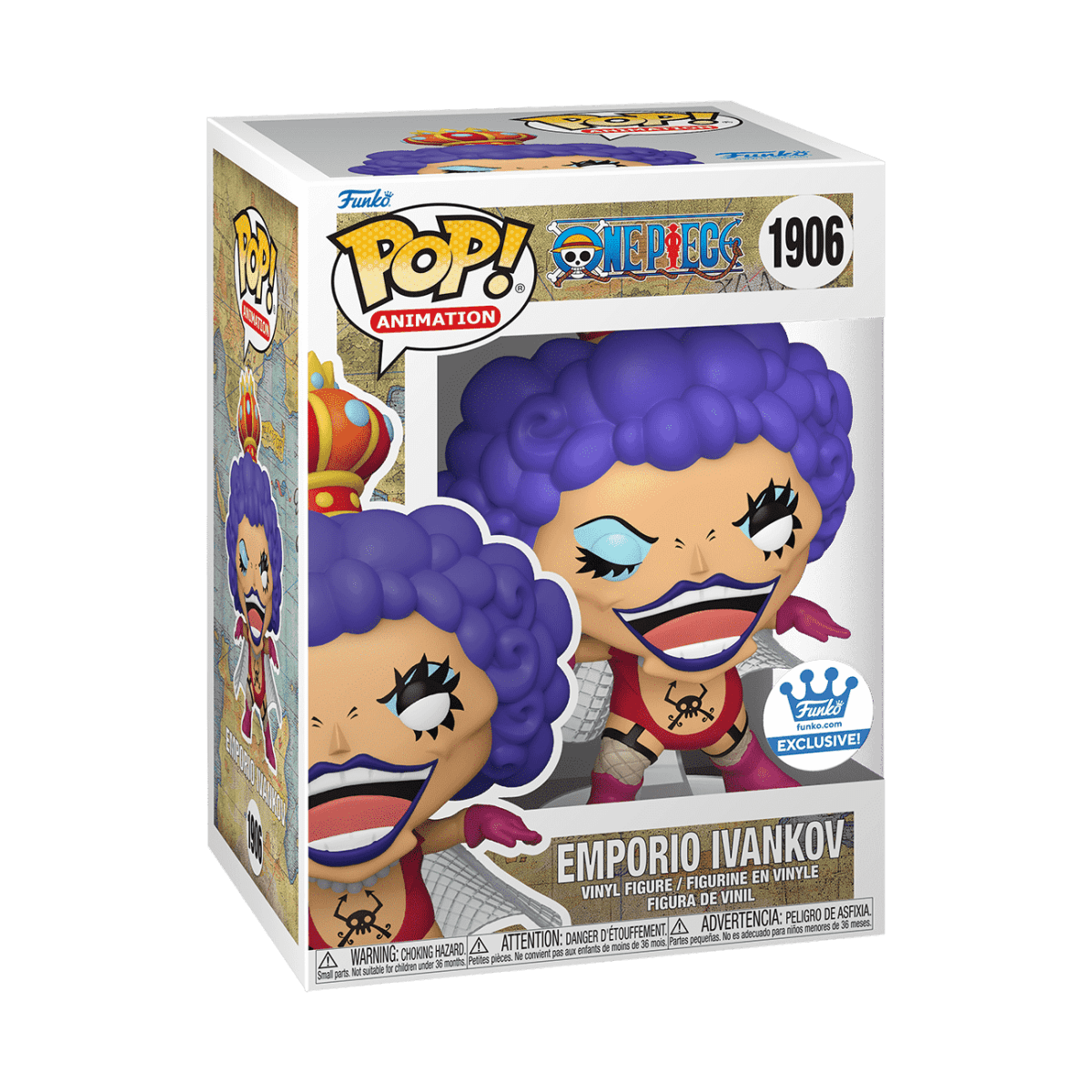 Funko POP! Animation: One Piece - Emporio Ivankov (common) 1906 - Funko Shop Exclusive Sticker by POPs N Collectibles on MYNTED