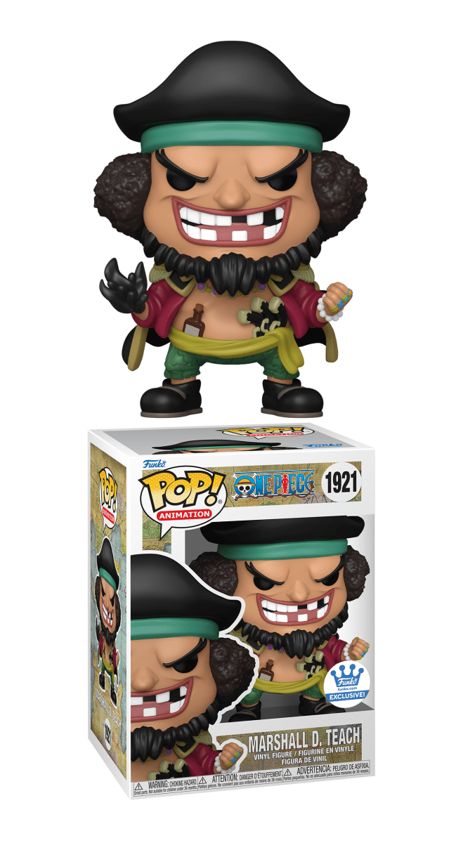 Funko POP! Animation: One Piece - Marshall D. Teach (common) 1921 - Funko Shop Exclusive Sticker by POPs N Collectibles on MYNTED