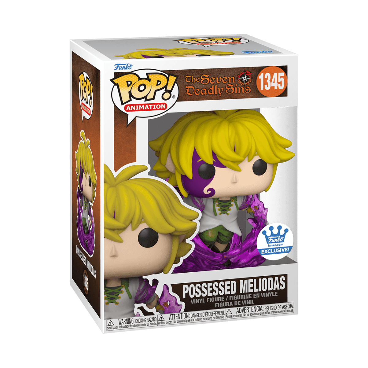 Funko POP! Animation: Seven Deadly Sins - Possessed Meliodas 1345, Funko Shop Exclusive by POPs N Collectibles on MYNTED