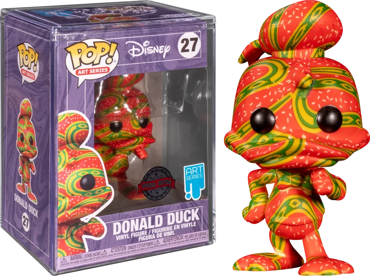 Funko Pop! Artist Series: Disney Treasures of the Vault - Donald Duck. SPECIAL EDITION ART SERIES (#27) by Speedy Comics on MYNTED