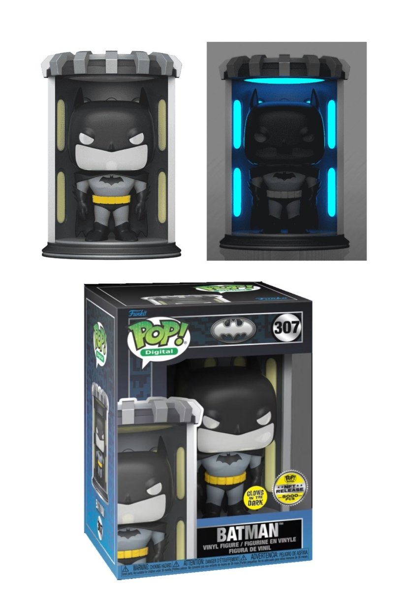Funko POP! Batman (Glow) 307, 5000 Pieces Ultra NFT Digital LE Limited Edition Exclusive by POPs N Collectibles on MYNTED