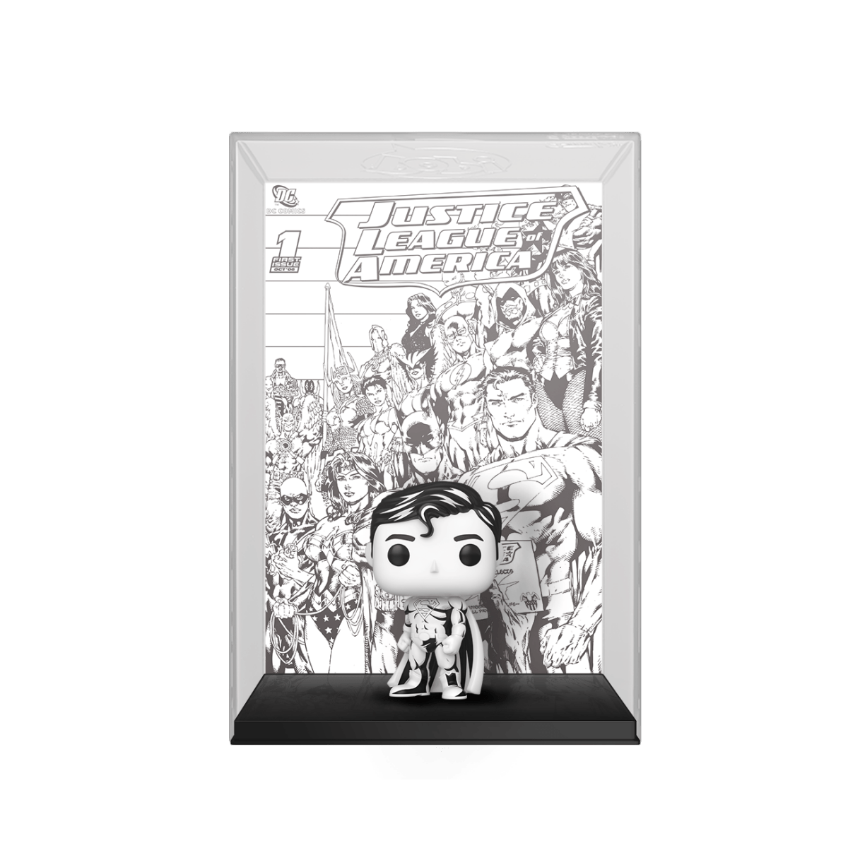 Funko POP! Comic Cover - Justice League of America Superman (Sketched) 19, 750 Pcs Grail Limited Edition Exclusive by POPs N Collectibles on MYNTED