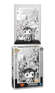 Funko POP! Comic Cover - Justice League of America Superman (Sketched) 19, 750 Pcs Grail Limited Edition Exclusive by POPs N Collectibles on MYNTED
