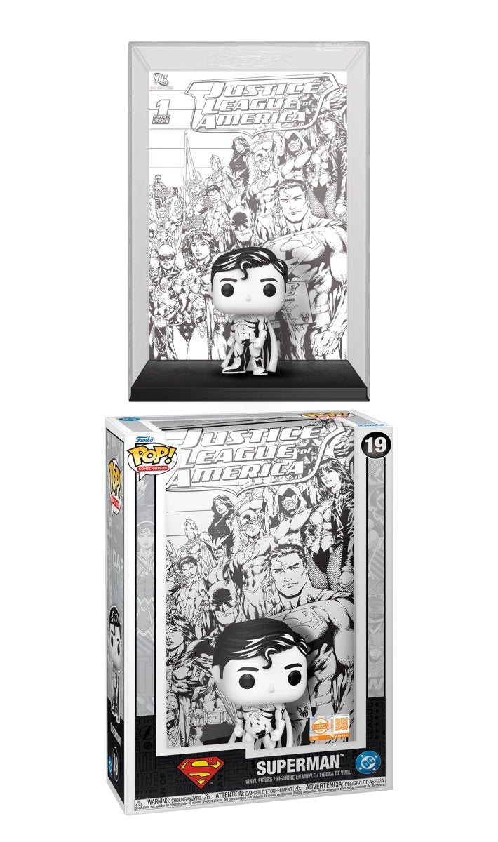 Funko POP! Comic Cover - Justice League of America Superman (Sketched) 19, 750 Pcs Grail Limited Edition Exclusive by POPs N Collectibles on MYNTED