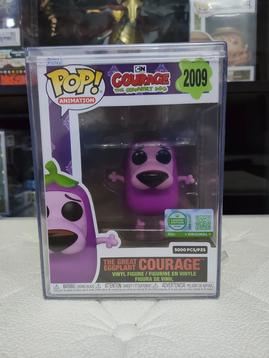 Funko Pop! Courage the Cowardly Dog - The Great Eggplant Courage 2009 LE5000 by Lmerj Collects on MYNTED
