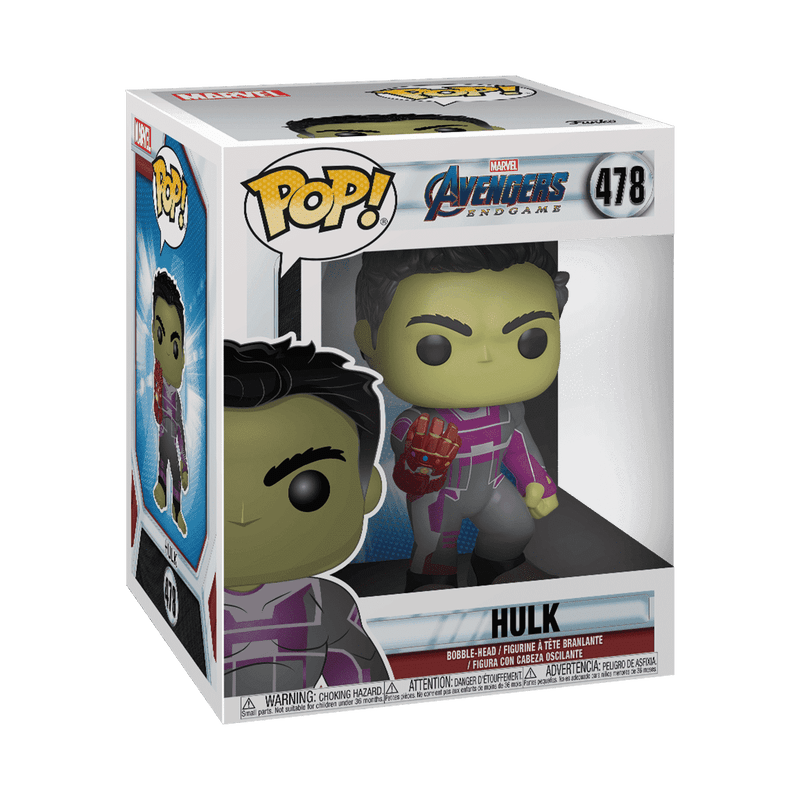 Funko Pop! Deluxe Marvel: Avengers Endgame - Hulk with Gauntlet 478, 6 inch Size by POPs N Collectibles on MYNTED