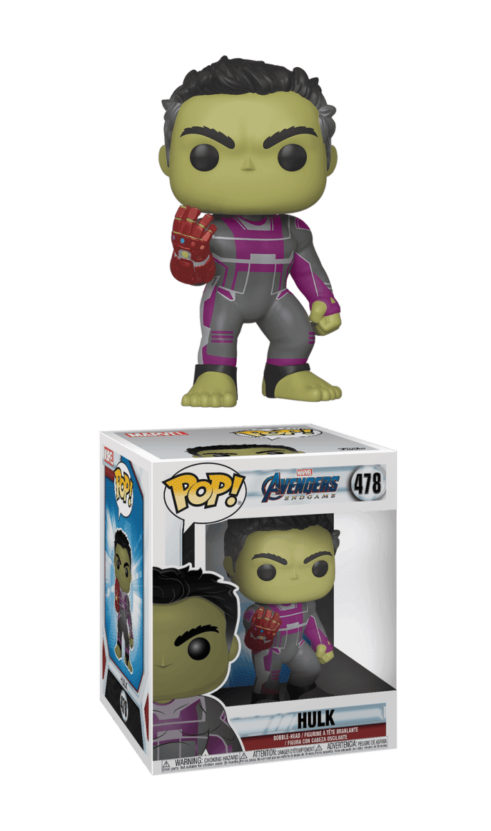 Funko Pop! Deluxe Marvel: Avengers Endgame - Hulk with Gauntlet 478, 6 inch Size by POPs N Collectibles on MYNTED