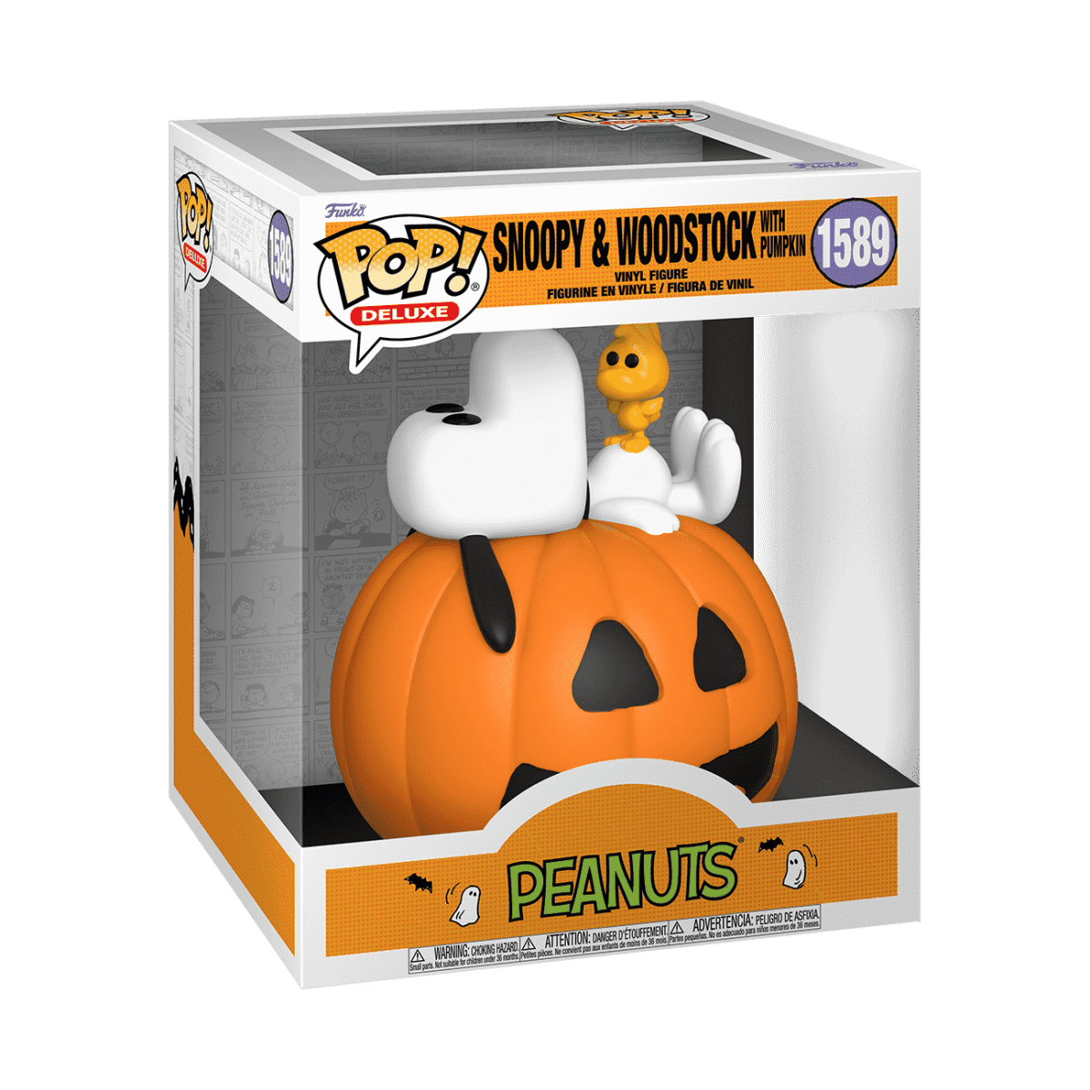 Funko POP! Deluxe Peanuts - Snoopy & Woodstock with Pumpkin 1589, 6 Inch Figure by POPs N Collectibles on MYNTED