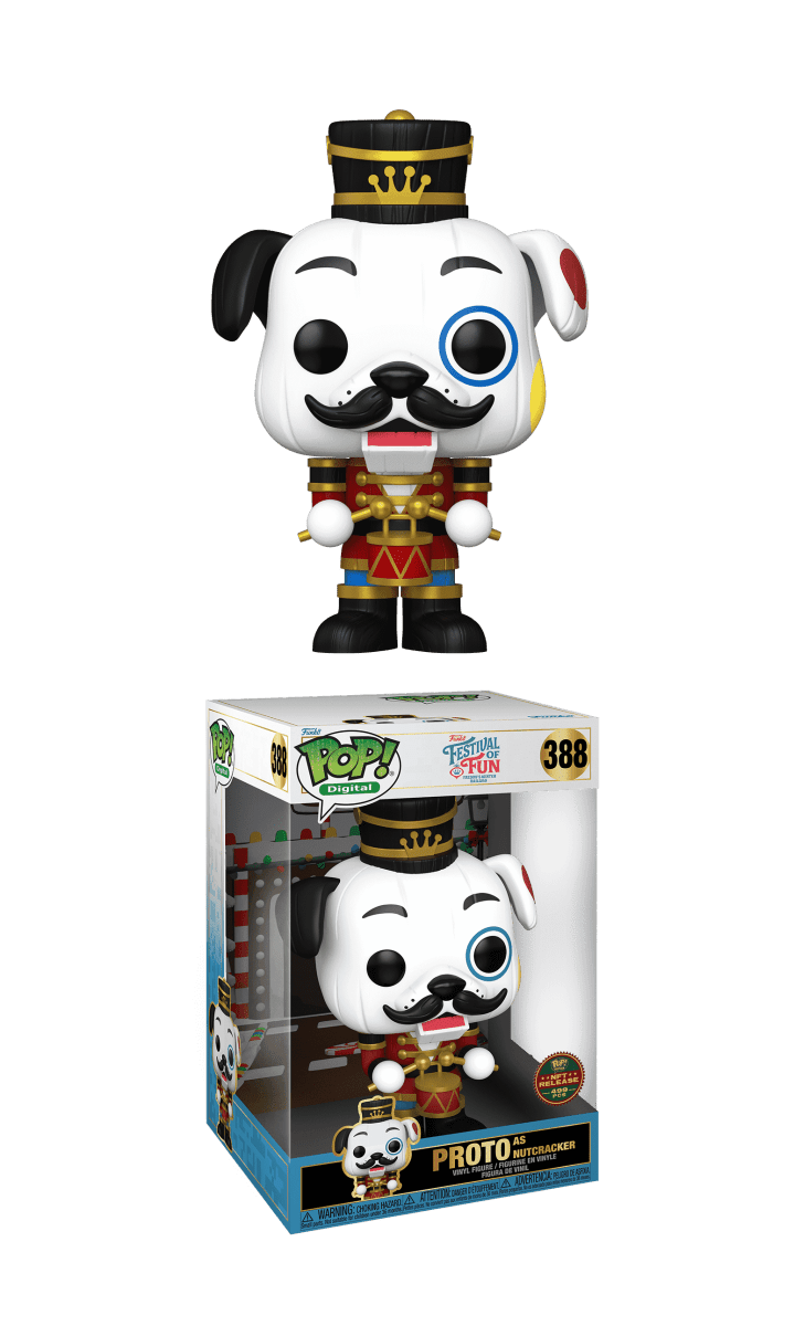 Funko Pop! Digital: Festival of Fun - Proto As Nutcracker 388, NFT Release 499 Pieces Limited Edition by POPs N Collectibles on MYNTED