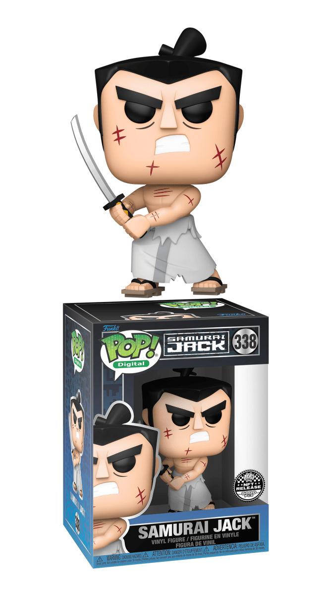Funko POP! Digital: Samurai Jack 338, 5000 Pcs Ultra Limited Edition Exclusive by POPs N Collectibles on MYNTED