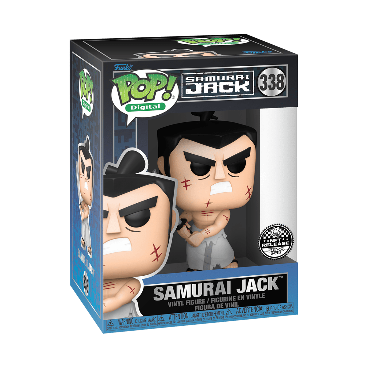 Funko POP! Digital: Samurai Jack 338, 5000 Pcs Ultra Limited Edition Exclusive by POPs N Collectibles on MYNTED