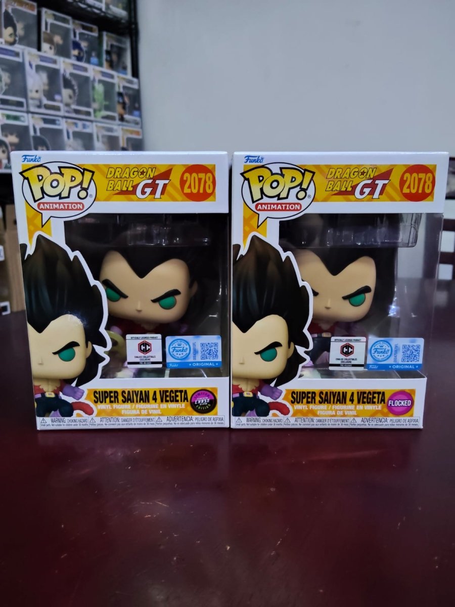 Funko Pop! Dragon Ball GT - Super Saiyan 4 Vegeta 2078 Chalice Pre Release Exclusive "Chase Bundle" by Lmerj Collects on MYNTED