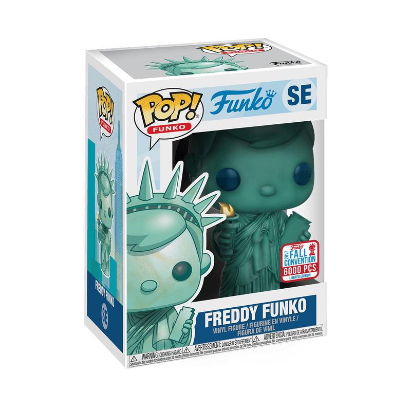 Funko POP! Freddy Funko as New York Liberty, 6000 Pieces 2017 Fall Convention Exclusive by POPs N Collectibles on MYNTED