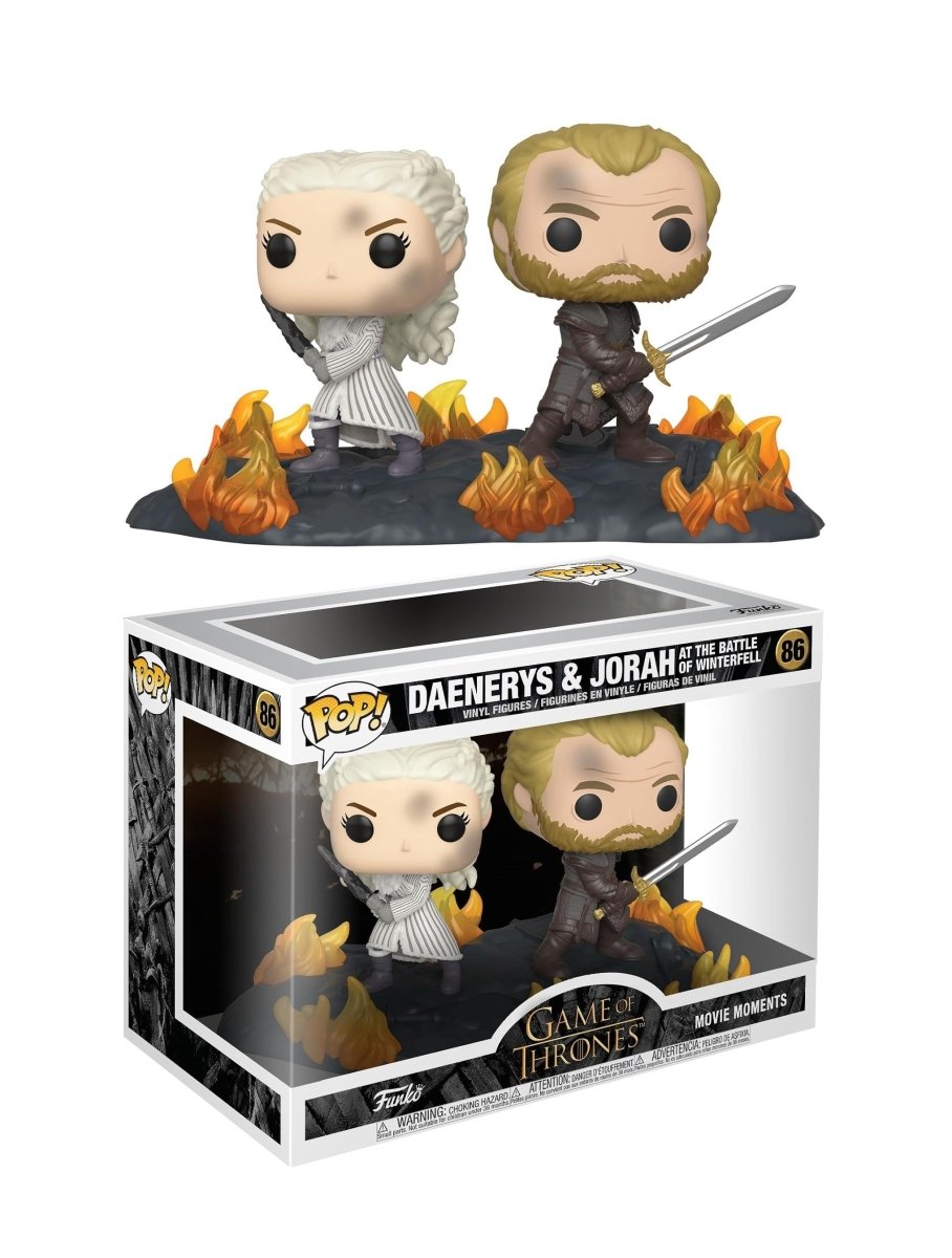 Funko Pop! Game of Thrones: Movie Moments - Daenerys And Jorah at The Battle of Winterfell 86 by POPs N Collectibles on MYNTED